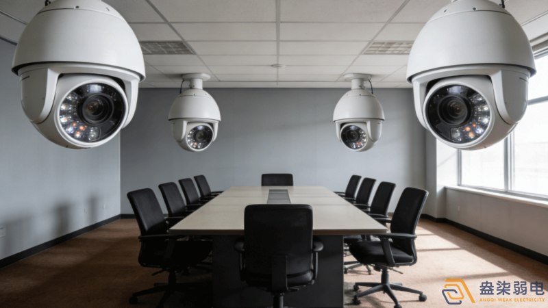 中型會(huì)議室監(jiān)控?cái)z像頭如何布置？